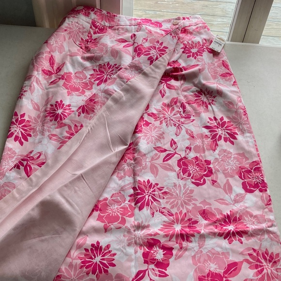 Talbots Pink Floral Maxi Skirt - Picture 3 of 5